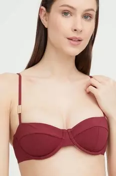 Плавательный бюстгальтер Calvin Klein Underwear, бордовый