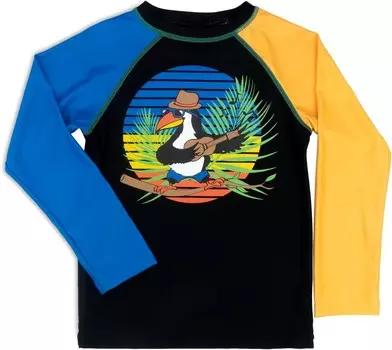 Плавки Appaman Kids Long Sleeve Rashguard, цвет Blue/Yellow