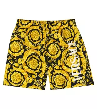 Плавки барокко Versace, разноцветный