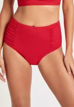 Плавки бикини GATHERED SIDE HIGH WAIST SEA LEVEL, красный