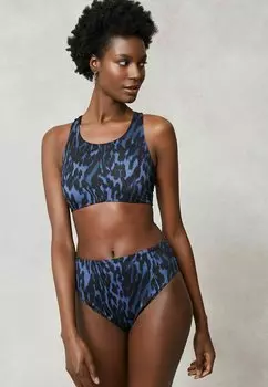 Плавки бикини HIGH WAIST Mint Velvet, синий