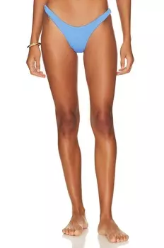 Плавки бикини Kulani Kinis Minimal Cheeky, цвет Breezy Blue Ribbed