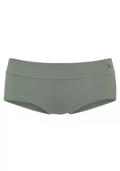 Плавки бикини s.Oliver Bikini Hotpants, оливковый