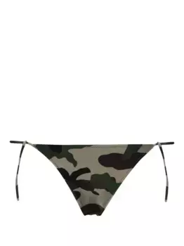 Плавки бикини с принтом VETEMENTS, зеленый
