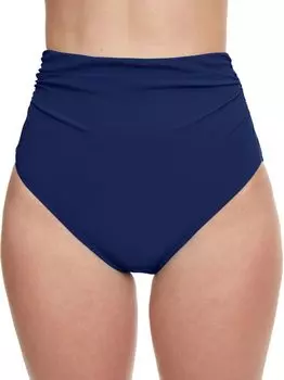 Плавки бикини с завышенной талией Tutti Frutti Gottex Swimwear, нави