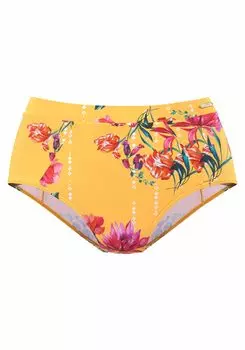 Плавки бикини Sunseeker Highwaist, цвет gelb bedruckt