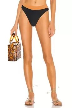 Плавки Camila Coelho Santos, цвет Black & Camel
