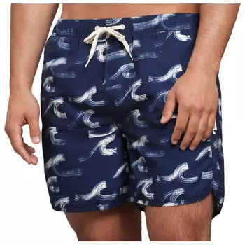 Плавки Dedicated Swim Shorts Sandhamn, цвет Brushed Waves/Navy