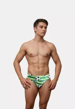 Плавки для плавания FOOTBALL GREEN Mr Ukko, зеленый