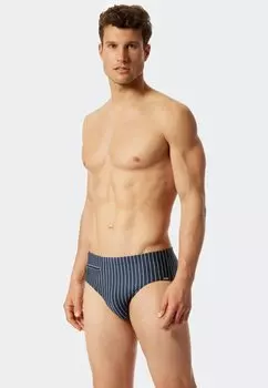 Плавки для плавания NAUTICAL CASUAL Schiesser, сине-серый
