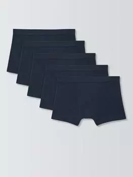 Плавки из богатого хлопчатобумажного джерси John Lewis, цвет Blue Navy