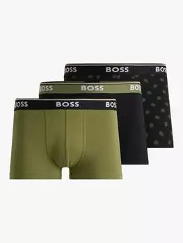Плавки из хлопчатобумажной смеси HUGO BOSS, разноцветный
