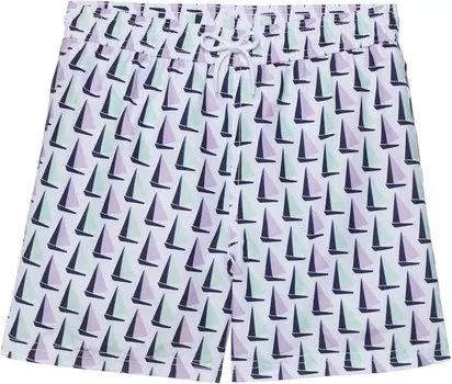 Плавки Janie and Jack Printed Swim Trunk, цвет Mist Sailboat