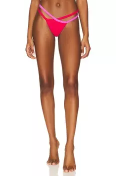 Плавки Lovers and Friends Little By Little, цвет Hot Pink & Red
