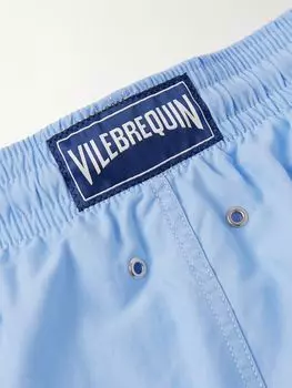 Плавки Moorea Straight-Leg средней длины ECONYL VILEBREQUIN, голубой