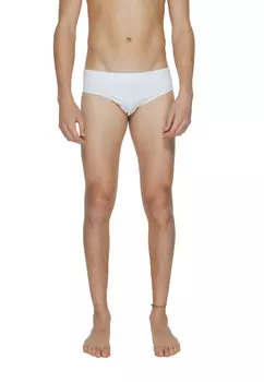 Плавки мужские Calvin Klein однотонные, белый