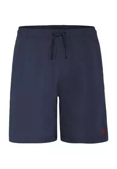 Плавки, на шнурке, однотонные, мужские U.S. POLO ASSN., темно-синий