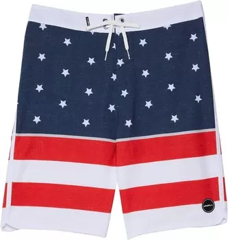 Плавки O'Neill Kids Hyperfreak Apollo, цвет Red/White/Blue