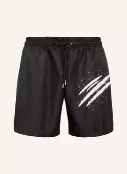 Плавки PLEIN SPORT, черный/белый
