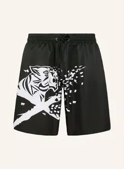 Плавки PLEIN SPORT, черный/белый