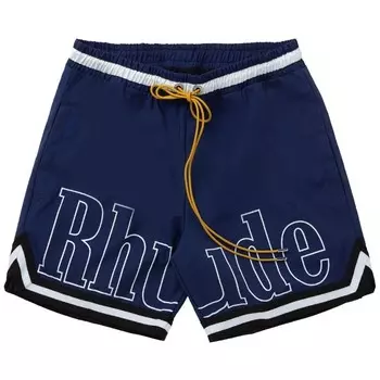 Плавки Rhude Basketball Swim Trunks, цвет Blue/Black/White