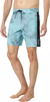 Плавки RVCA Apex 18" Trunks, цвет Duck Blue