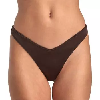 Плавки RVCA Solid Shimmer V Medium French Swim, темно-коричневый