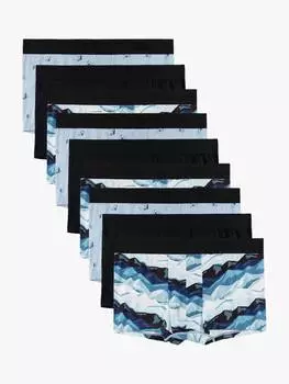 Плавки с активным лыжным принтом JustWears, цвет Winter Wipeout Collection