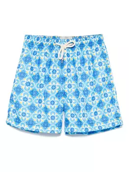 Плавки с принтом PENINSULA SWIMWEAR, синий