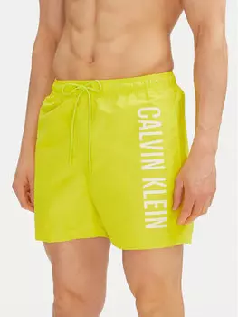 Плавки-Шорты обычного кроя KM0KM01092 Calvin Klein Swimwear, желтый