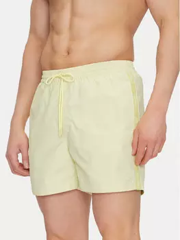 Плавки-Шорты обычного кроя KM0KM01109 Calvin Klein Swimwear, желтый