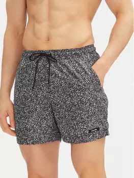 Плавки-Шорты обычного кроя KM0KM01120 Calvin Klein Swimwear, черный