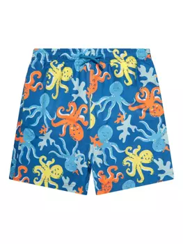 Плавки-шорты с графическим принтом SOLISWIM KIDS, синий