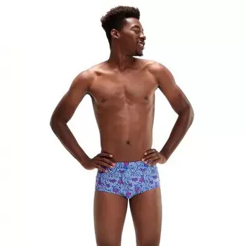 Плавки Speedo 17 cm Club Training Allover, синий