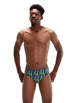 Плавки Speedo 8CM ALLOVER BRIEF, синий