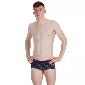 Плавки Speedo Kaleidoscope V 17 cm Club Training Allover, синий