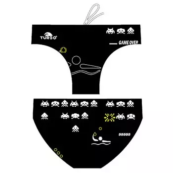 Плавки Turbo Invader Waterpolo, черный