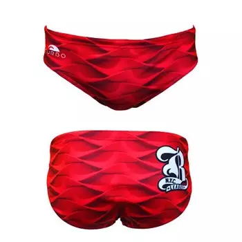 Плавки Turbo Red Waves, красный