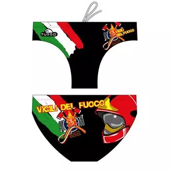 Плавки Turbo Vigili Fuoco, черный