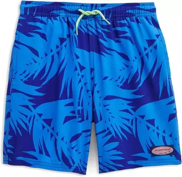Плавки Vineyard Vines Kids Printed Chappy Trunks, цвет Maritime Blue