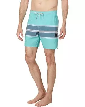 Плавки VISSLA Freelap 16.5" Ecolastic Trunks, цвет Jade