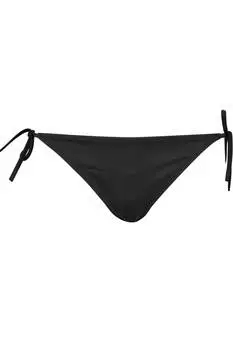 Плавки женские Calvin Klein с завязками и логотипом, черный