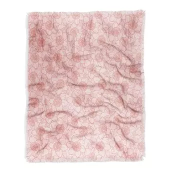 Плед Avenie Spring Garden Collection VIII Deny Designs, цвет Pink