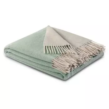 Плед Biederlack Cashmere I, 200 см цвет salbei/creme