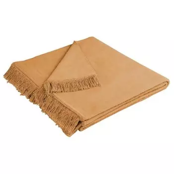 Плед Biederlack Cotton Cover, 200 см цвет kamel