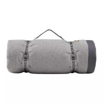 Плед Borbonese Opla Padded In Cotton Percale, серый