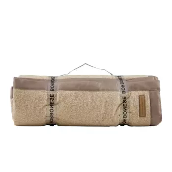 Плед Borbonese Opla Padded In Cotton Percale, серо-голубой
