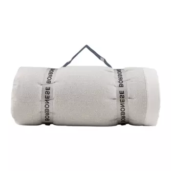 Плед Borbonese Opla Padded In Cotton Percale, светло-серый