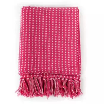 Плед DKD HOME DECOR, розовый