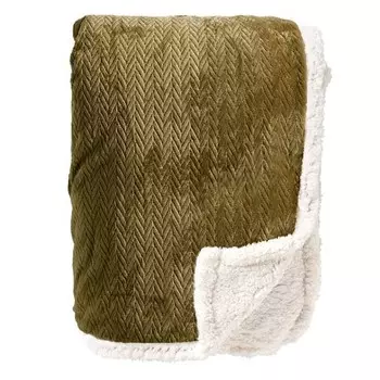 Плед Dutch Decor Bobby, 200x200x150 см цвет pantone military olive